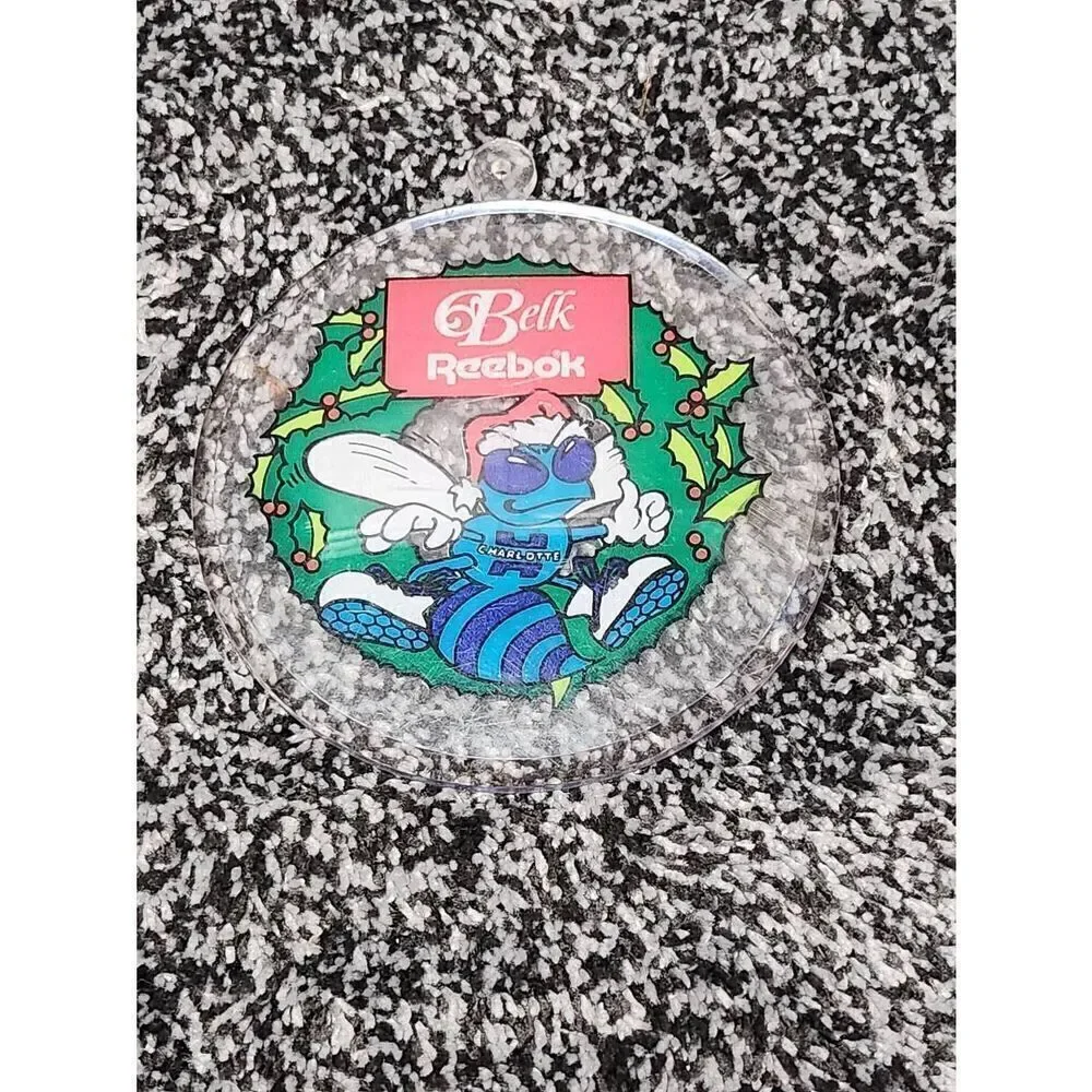Charlotte Hornets Belk Reebok NBA Basketball Christmas Vintage Holiday Ornament